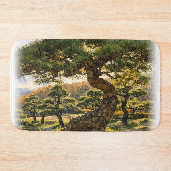 Item preview, Japanese Pine Tree Landscape – Zen Garden Nature Art designed and sold by TopHatCreations.