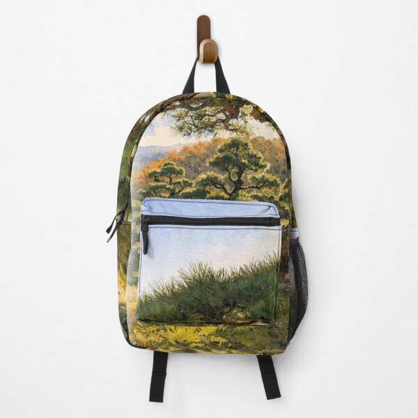 Item preview, Japanese Pine Tree Landscape – Zen Garden Nature Art designed and sold by TopHatCreations.