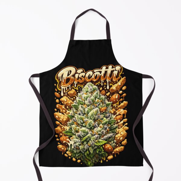 Item preview, Biscotti Cookie Graffiti Art Print | Sweet Nutty Indica Hybrid Bud Typography | Euphoric 420 Wall Decor designed and sold by WAUZ.