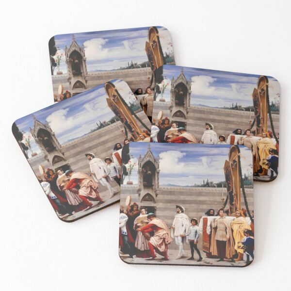Item preview, Frederic Leighton: Cimabue's Madonna (1855) - Renaissance Procession Art designed and sold by stevepmp.