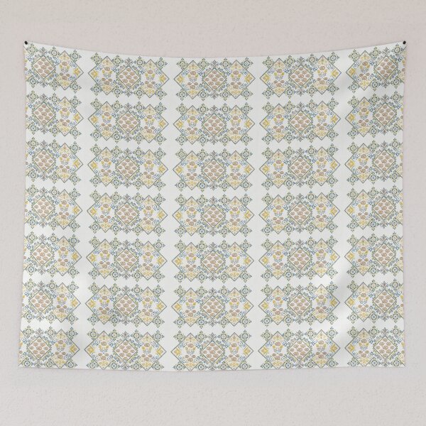 Item preview, Vyshyvanka - Cats Embroidery Pattern - Yellow Blue designed and sold by LittleKnight.