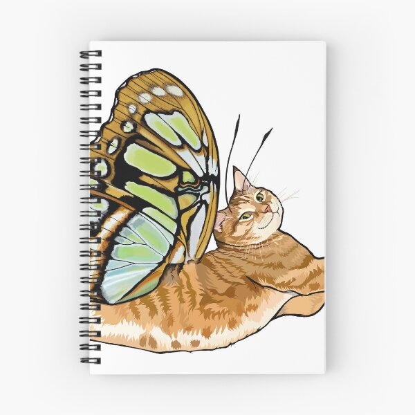 Item preview, Malachite Ginger Tabby Butterfly Cat designed and sold by Carleah Unique.