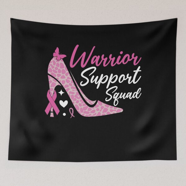 Item preview, Breast Cancer Support Squad Ribbon designed and sold by KroghDs.