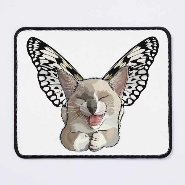 Item preview, Tree Nymph Snowshoe Butterfly Cat designed and sold by Carleah Unique.