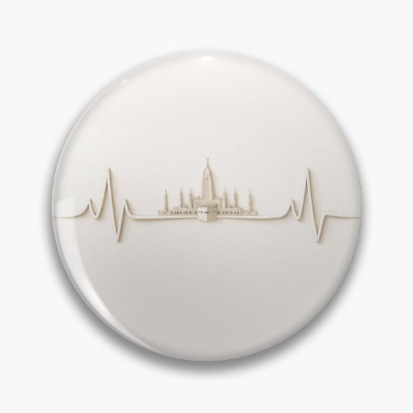 Item preview, Heartbeat of Faith – Makkah & Kaaba Minimalist Islamic Line Art designed and sold by D-Islamic.