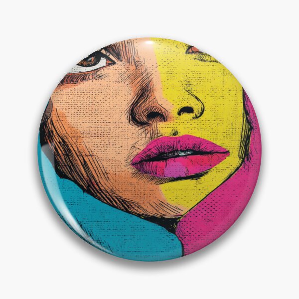 Item preview, Pop Art Style Girl designed and sold by NicolasGlowArt.