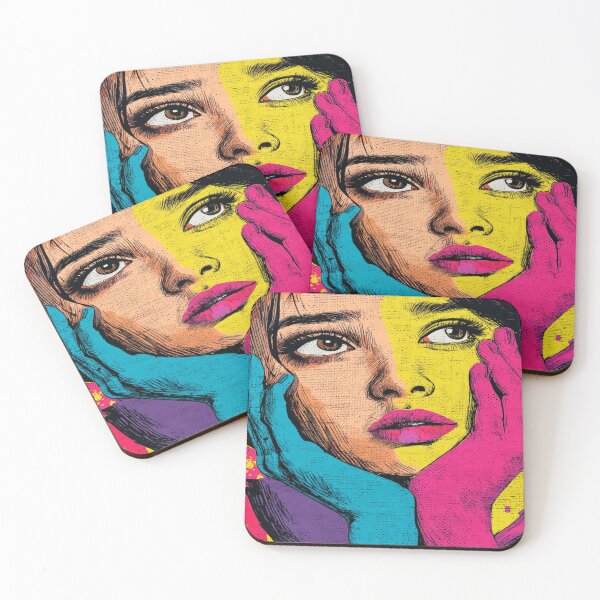Item preview, Pop Art Style Girl designed and sold by NicolasGlowArt.