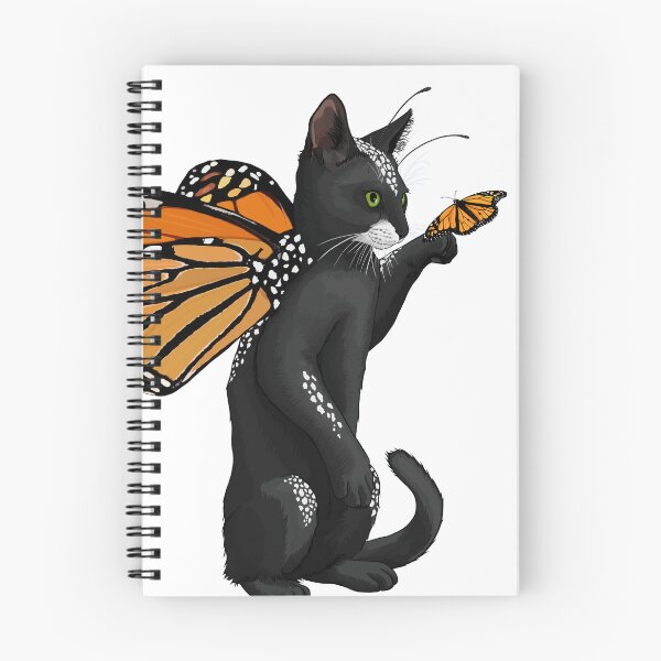 Item preview, Spotted Black Monarch Butterfly Cat designed and sold by Carleah Unique.