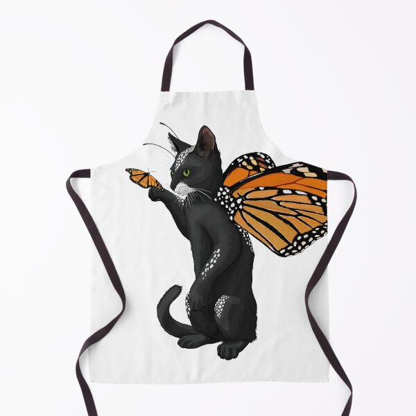 Item preview, Spotted Black Monarch Butterfly Cat designed and sold by Carleah Unique.