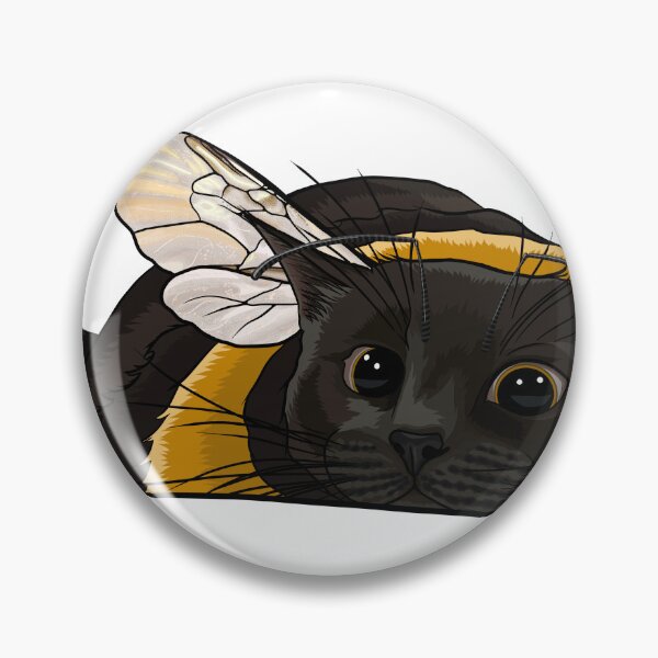 Item preview, Fuzzy Little Bumblebee Kitty designed and sold by Carleah Unique.