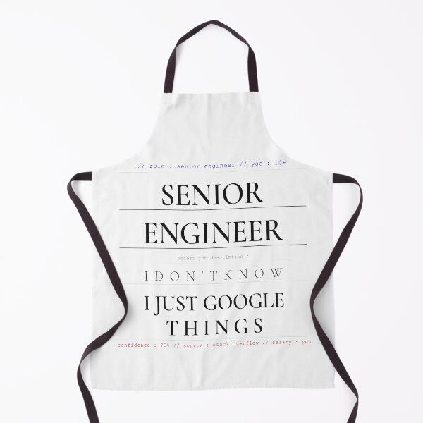 Item preview, Senior Engineer I Don't Know I Just Google Things Shirt —  Funny Software Engineer Gift Imposter Syndrome Programmer Humor Tech Worker Gift designed and sold by SoloDelight.