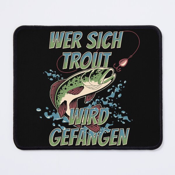 Item preview, Trout fishing - guaranteed catch designed and sold by KriegerTJ.