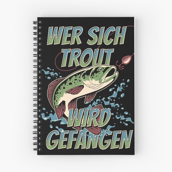 Item preview, Trout fishing - guaranteed catch designed and sold by KriegerTJ.