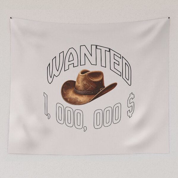 Item preview, Wanted_1,000,000,000 $ - T-Shirts and gifts for western and money lovers designed and sold by SEASTAR2711.