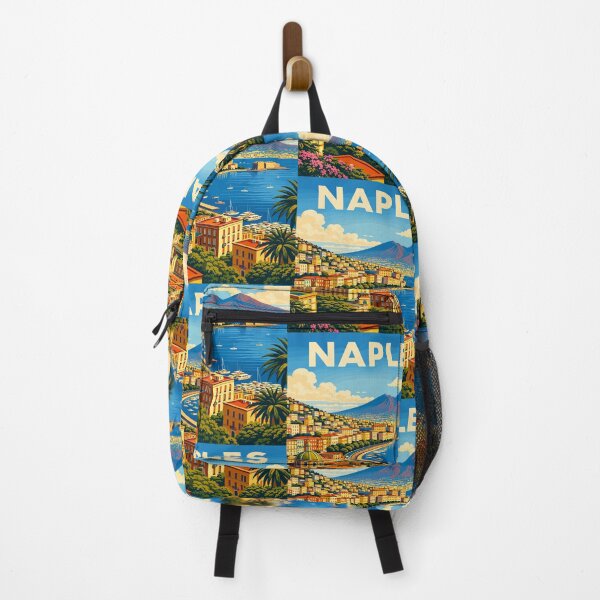 Item preview, Naples in Campania, Italy Vintage Art Travel Landscape designed and sold by MaateoDesign.
