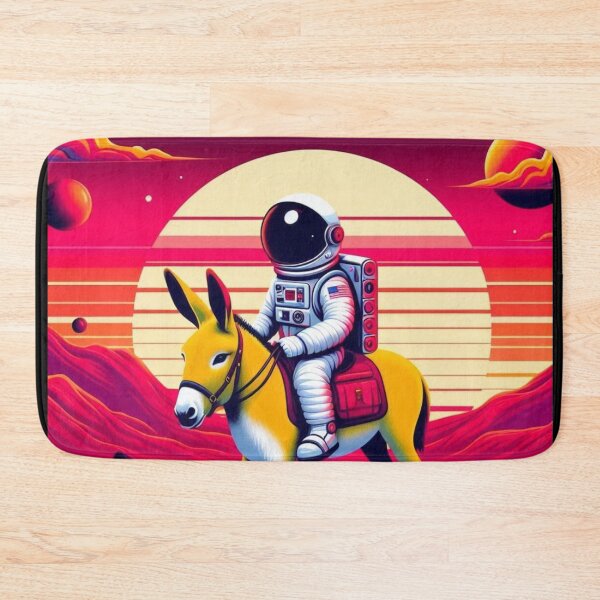 Item preview, Galactic Explorer – Astronaut & Donkey Artwork designed and sold by Dogandesighn.