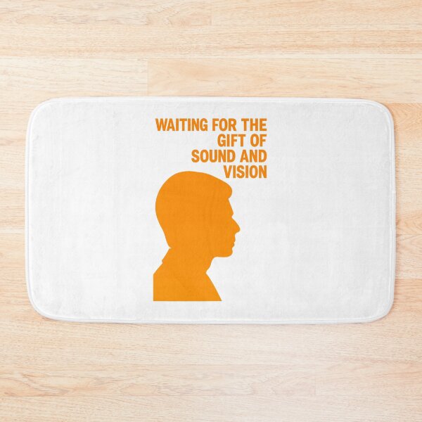 Item preview, David Bowie Low Album Orange Silhouette Sound and Vision Lyrics Minimalist Retro Art Design designed and sold by Donsean22.
