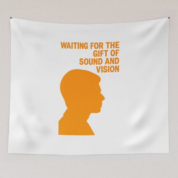 Item preview, David Bowie Low Album Orange Silhouette Sound and Vision Lyrics Minimalist Retro Art Design designed and sold by Donsean22.