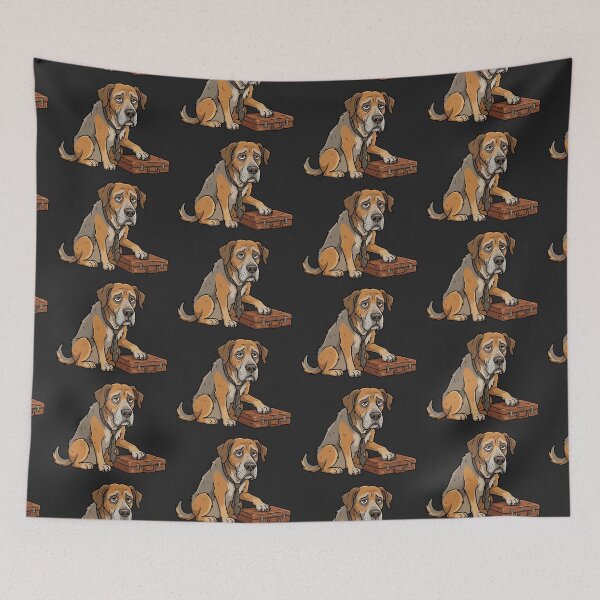 Item preview, Tired Office Dog Too Young To Retire Too Broke To Quit - Work Humor designed and sold by AdriqnArt.