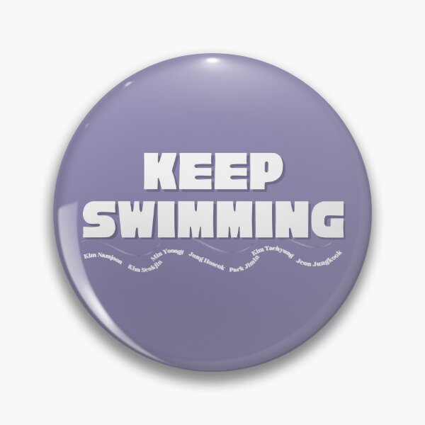 Item preview, BTS KEEP SWIMMING - Fanchant Wave design designed and sold by ARMYPLUGCO.