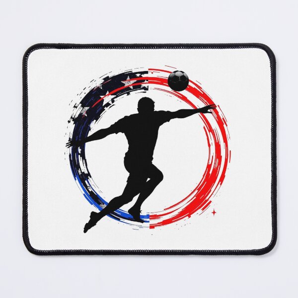 Item preview, Patriotic USA Soccer Player Stars and Stripes designed and sold by PMTaurus.