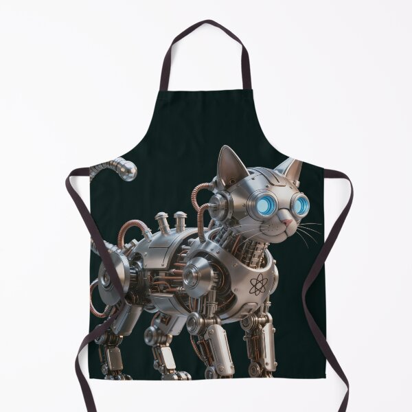 Item preview, Atompunk Mechanical Cat Retro Sci-Fi Robot Kitty designed and sold by SynthRaccoon.