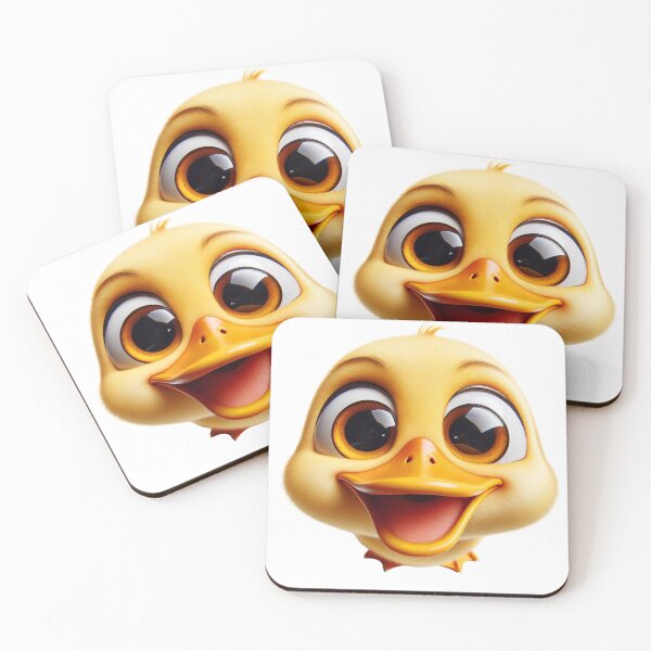 Item preview, Very cute little duck with big eyes designed and sold by eye_contact.