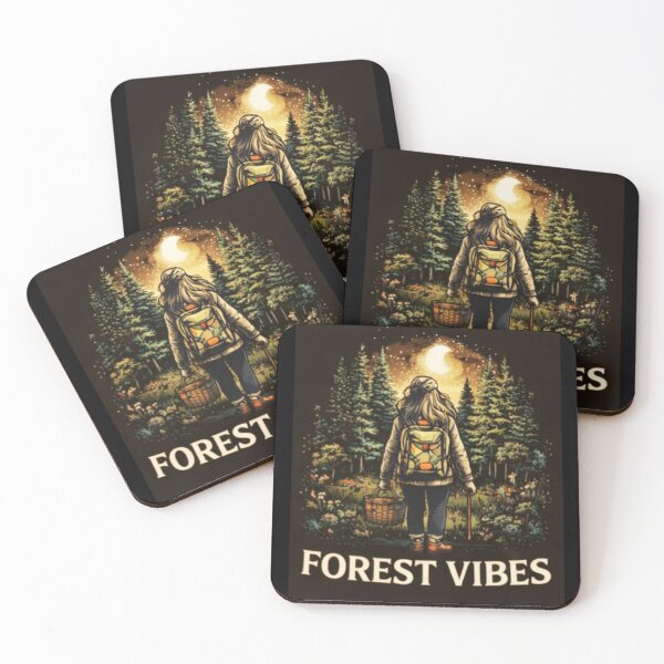Item preview, Forest Vibes – Cozy Night Hiking & Nature Aesthetic Design designed and sold by FunForgeStudio.
