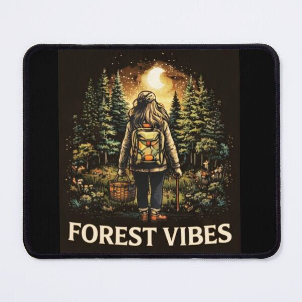 Item preview, Forest Vibes – Cozy Night Hiking & Nature Aesthetic Design designed and sold by FunForgeStudio.