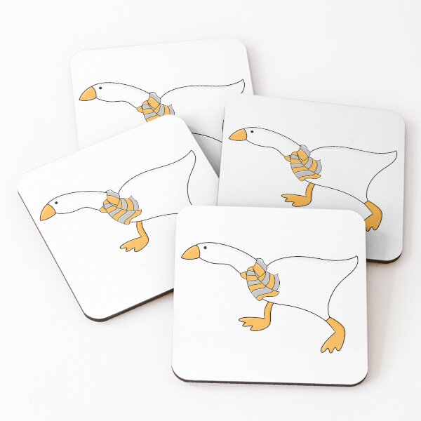 Item preview, Goose Wizard With Yellow And Gray Scarf designed and sold by The Pretty Hippo Company.