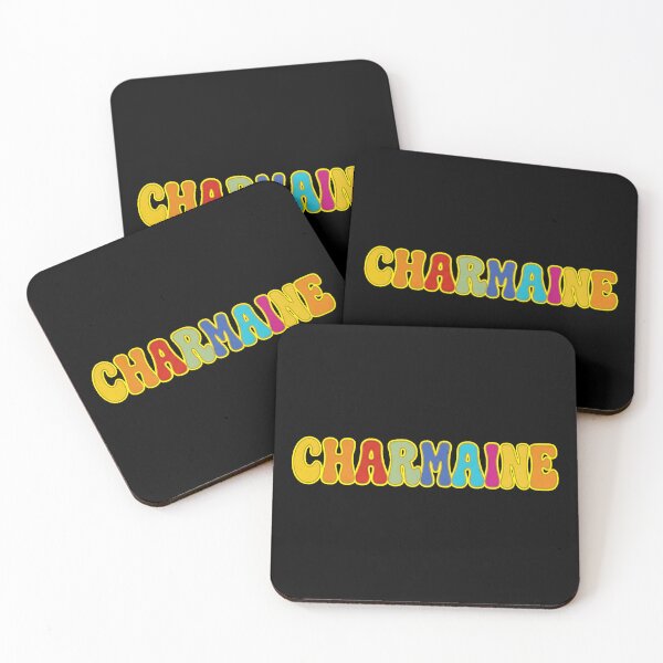 Item preview, ❤️ Charmaine Personalized Name Wavy Retro Shirt, Coffee Mug, Sticker Gift designed and sold by HelixPedia.