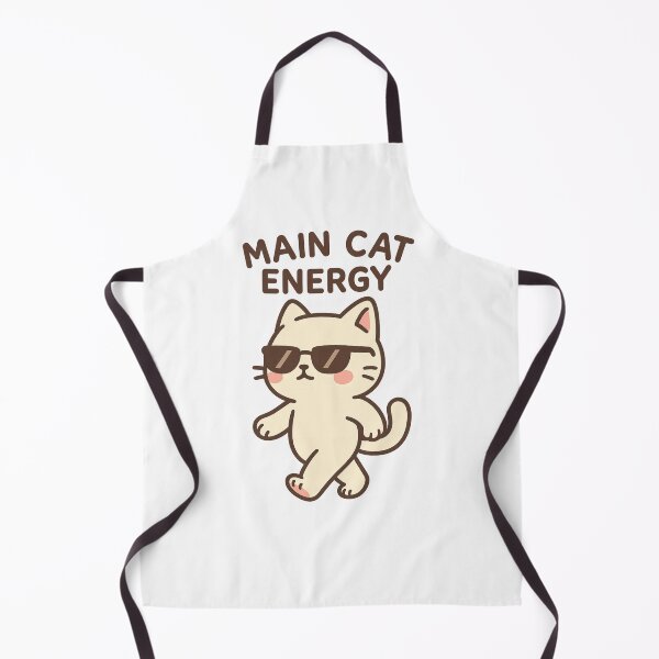Item preview, Main Cat Energy Cool Cat with Sunglasses Funny Meme Cute Confident Kitty Design designed and sold by Donsean22.