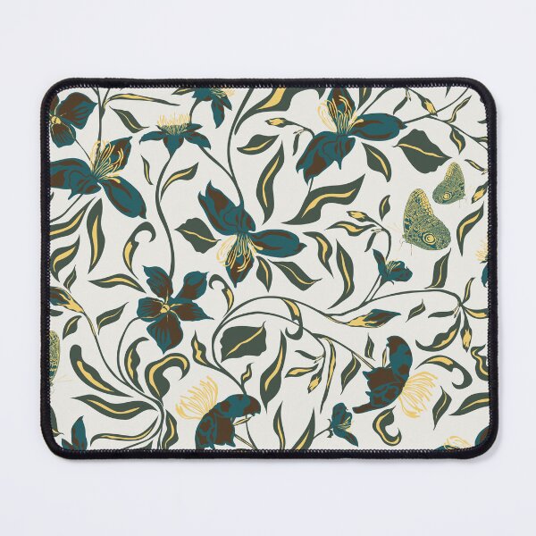 Item preview, Jumbo Teal Floral 2026 Botanical Art designed and sold by AneissPiaf.