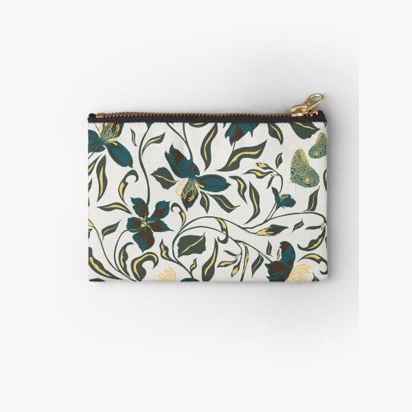 Item preview, Jumbo Teal Floral 2026 Botanical Art designed and sold by AneissPiaf.
