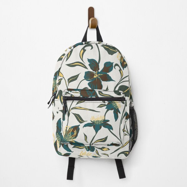 Item preview, Jumbo Teal Floral 2026 Botanical Art designed and sold by AneissPiaf.