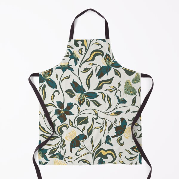Item preview, Jumbo Teal Floral 2026 Botanical Art designed and sold by AneissPiaf.