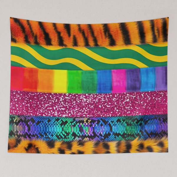 Item preview, Horizontal boho stripes designed and sold by michplante60.