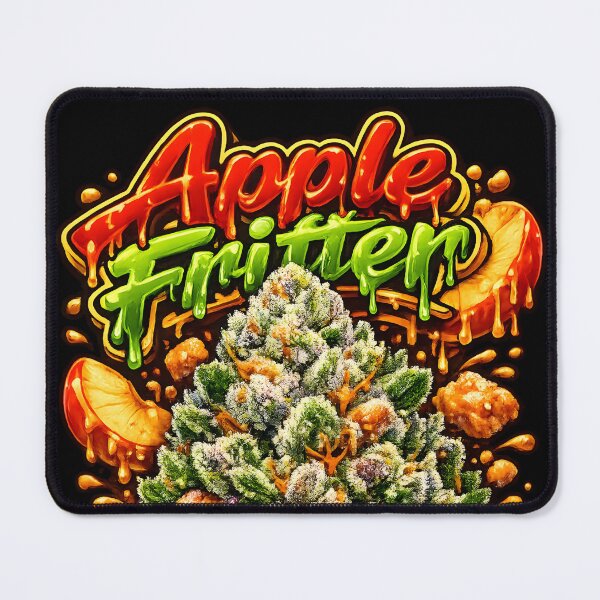Item preview, Apple Fritter Graffiti Art Print | Sweet Fried Apple Hybrid Strain Typography | Euphoric 420 designed and sold by WAUZ.