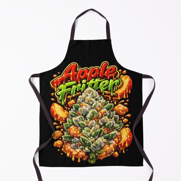 Item preview, Apple Fritter Graffiti Art Print | Sweet Fried Apple Hybrid Strain Typography | Euphoric 420 designed and sold by WAUZ.