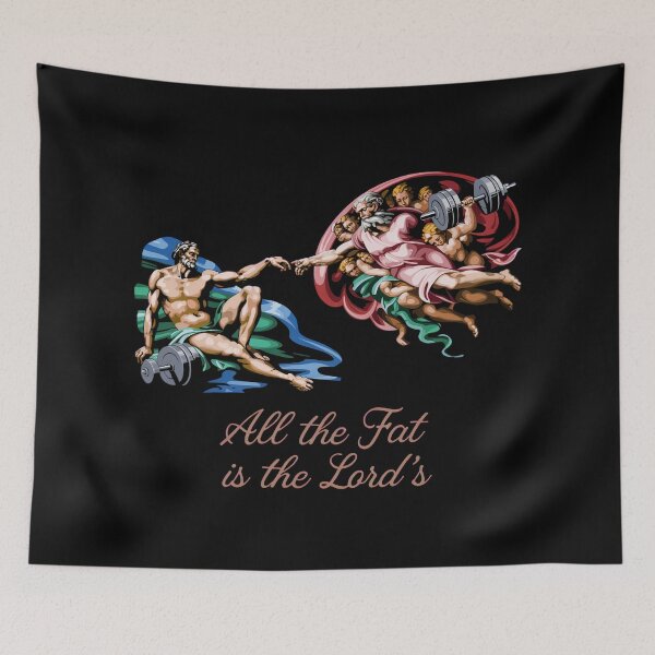 Item preview, All The Fat is The Lord's designed and sold by SignumShop.