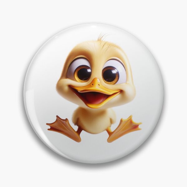 Item preview, Very cute little duck with big eyes designed and sold by eye_contact.