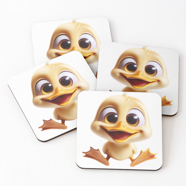 Item preview, Very cute little duck with big eyes designed and sold by eye_contact.