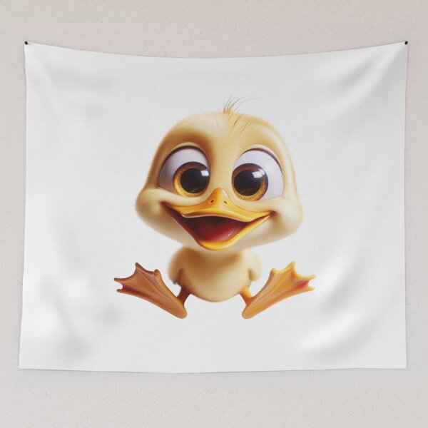 Item preview, Very cute little duck with big eyes designed and sold by eye_contact.
