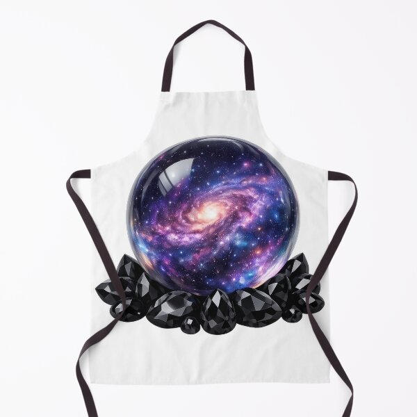 Item preview, Galaxy Crystal Ball with Black Gems designed and sold by jgvisualarts.