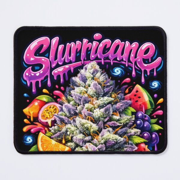 Item preview, Slurricane Tropical Graffiti Print | Fruity Indica Hybrid Strain Typography | Heavy Sedating designed and sold by WAUZ.