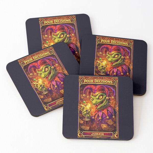 Item preview, The Reptilian Joker – Pour Decisions Universe Special Card designed and sold by A Sinister Sly.