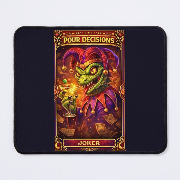 Item preview, The Reptilian Joker – Pour Decisions Universe Special Card designed and sold by A Sinister Sly.