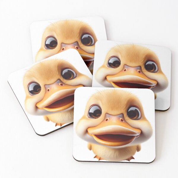 Item preview, Very cute little duck with big eyes designed and sold by eye_contact.