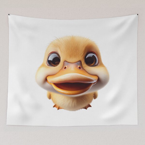 Item preview, Very cute little duck with big eyes designed and sold by eye_contact.