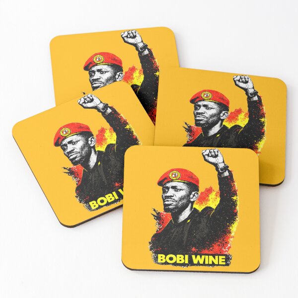 Item preview, Bobi Wine Uganda Revolutionary Power Fist Pan-African Art designed and sold by Youngkev-arts.